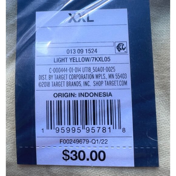 Universal Thread Women's Romper Short Sleeve Boilersuit Light Yellow XXL - Picture 5 of 5